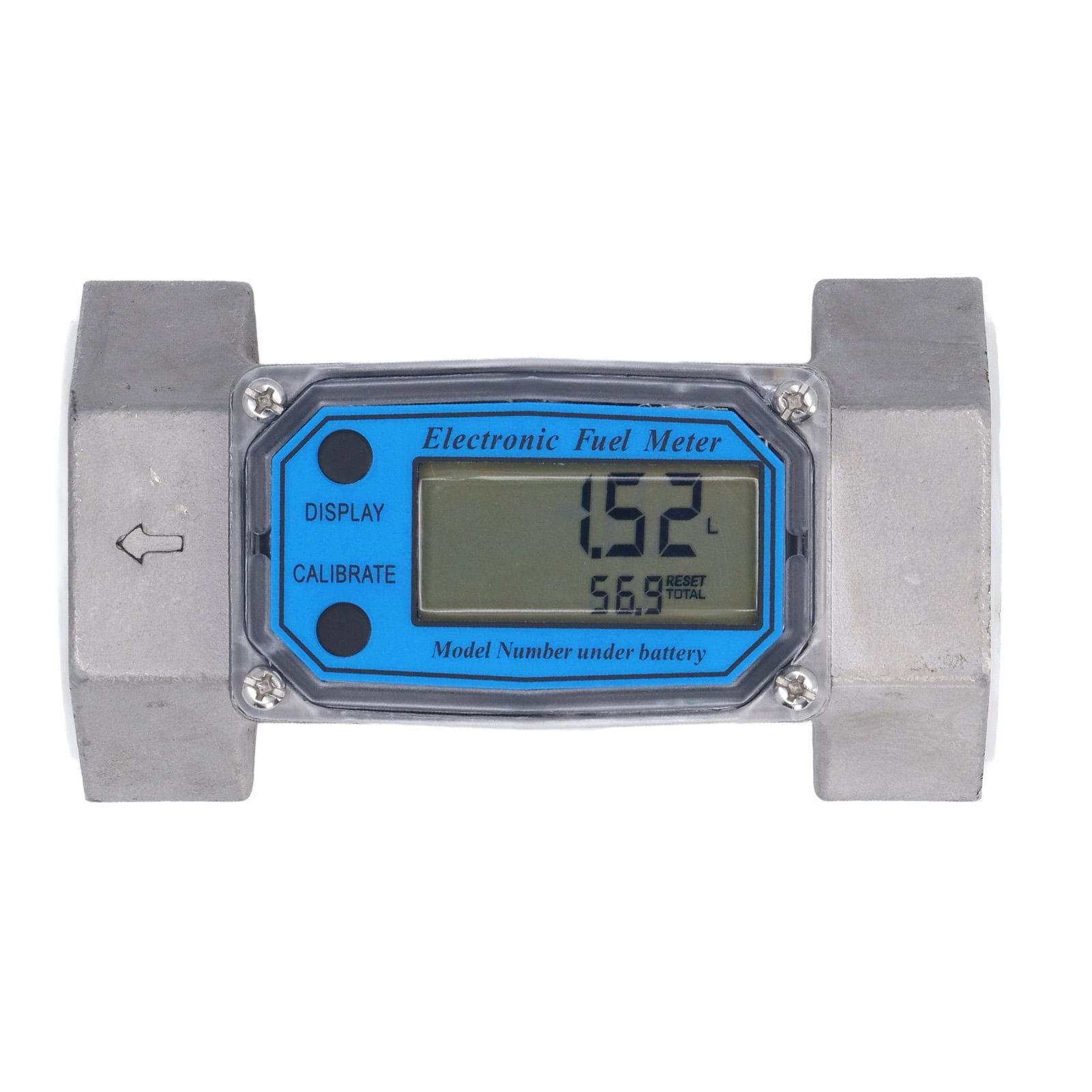 Turbine Flowmeter Digital Electronic Water Fuel Flowmeter Stainless Steel 2in 35?250LMin