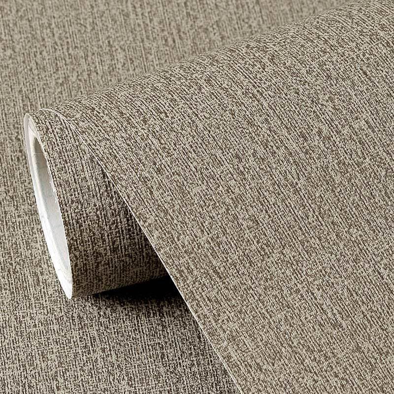 Self-adhesive Waterproof Moisture-proof Wallpaper Bedroom Living Room Renovation Wall Sticker Home Decor 60cm*10m grey