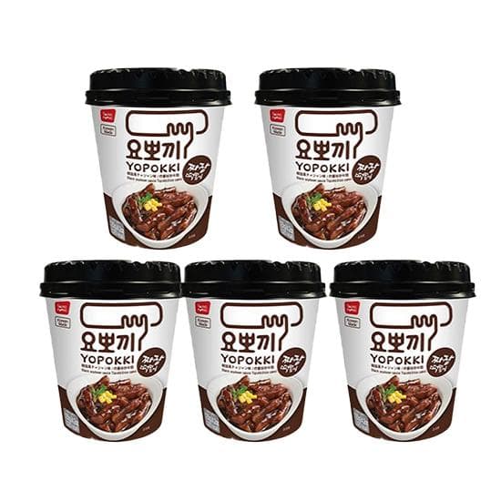[Korean famous food] Yopokki Tteokbokki (6 Types), Rabokki (1 Types) (25 Options) #black soybean 5cup
