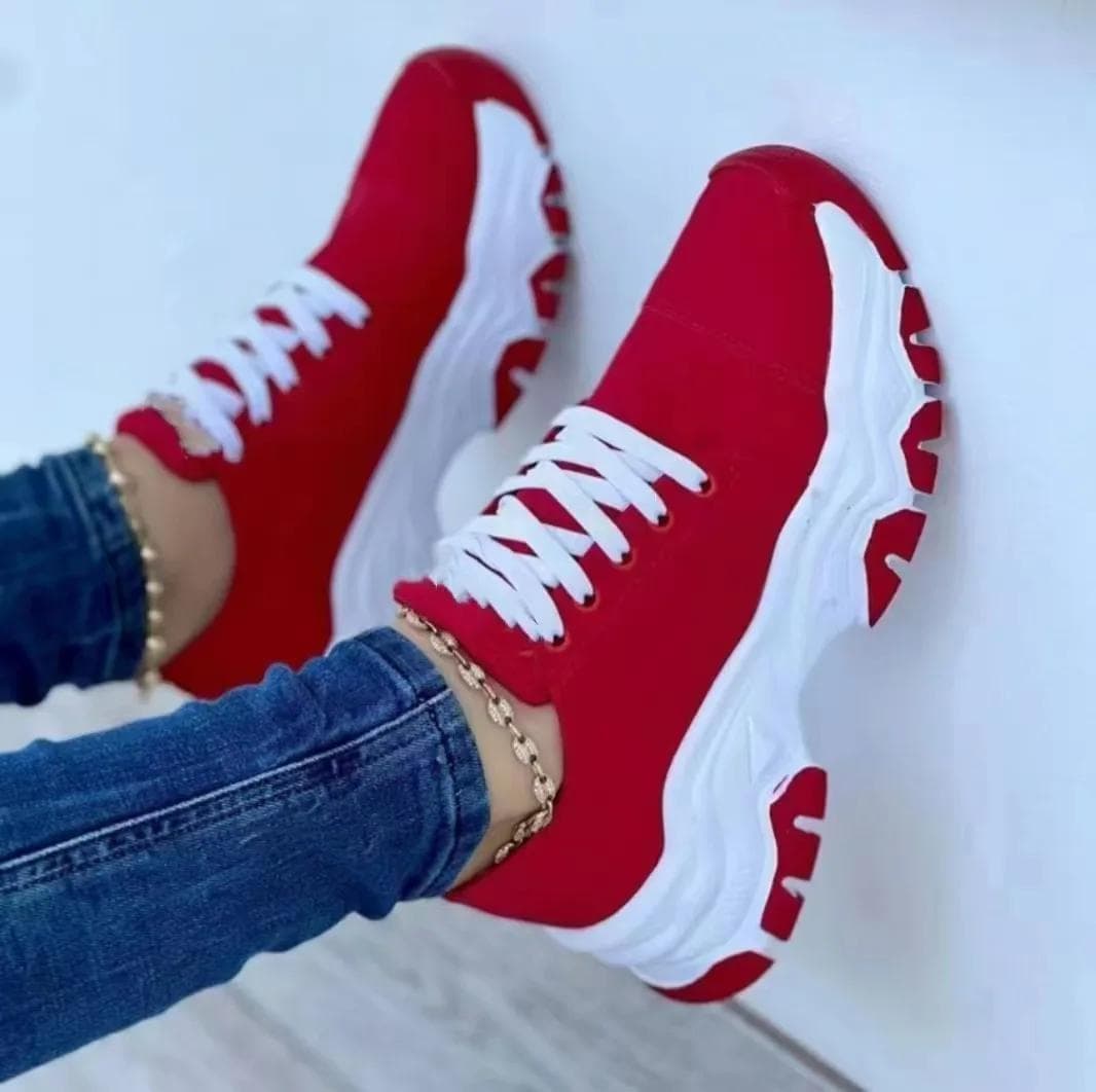 Sneakers Women Shoes New Pattern Canvas Shoe Casual Women Sport Shoes Flat Lace-Up Adult Zapatillas Mujer Chaussure Femme 36
