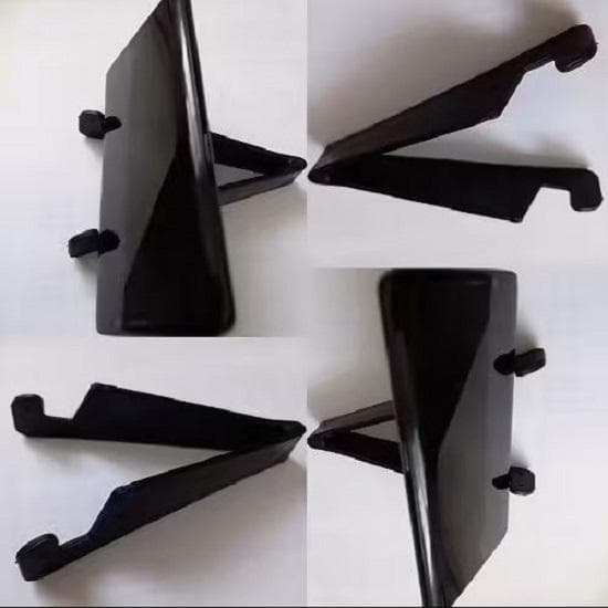 Slim black desktop dock support for Smartphone and Tablet black