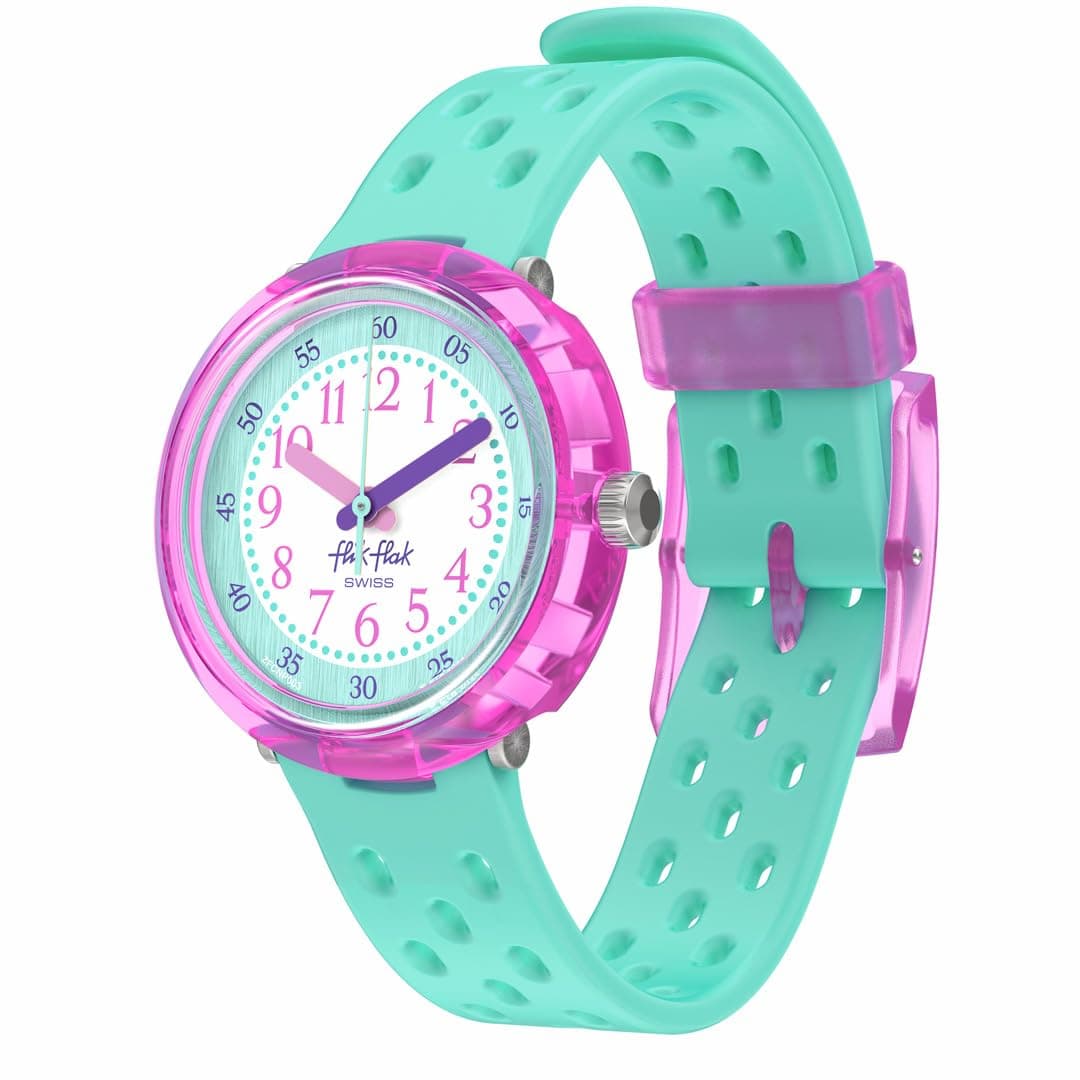 Flik Flak Kids' Watch Fizz FCNP003 Mint Green
