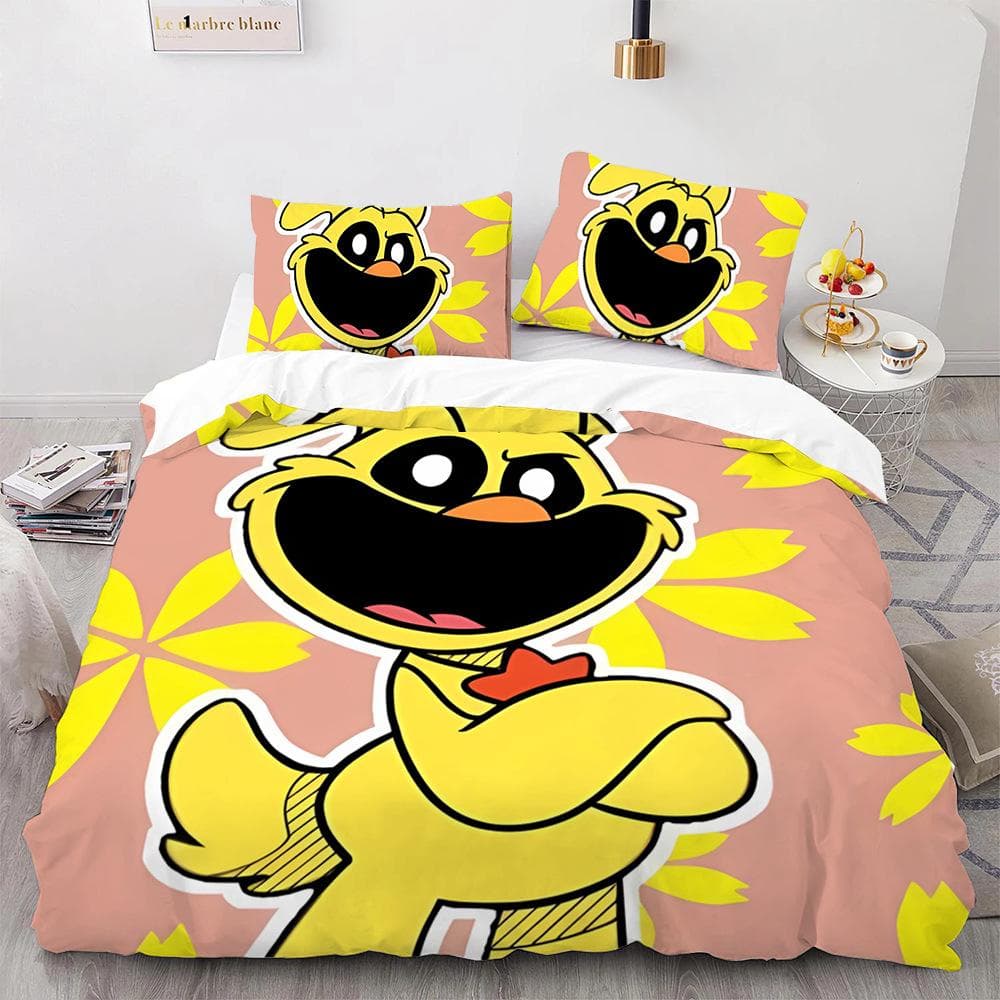 Anime Cartoon S-Smiling Critters Horror Game CATNAP DOGDAY Duvet Cover Sets Printed Bedding Set Double Queen King Size 2/3pcs cot size70x133cm2pc