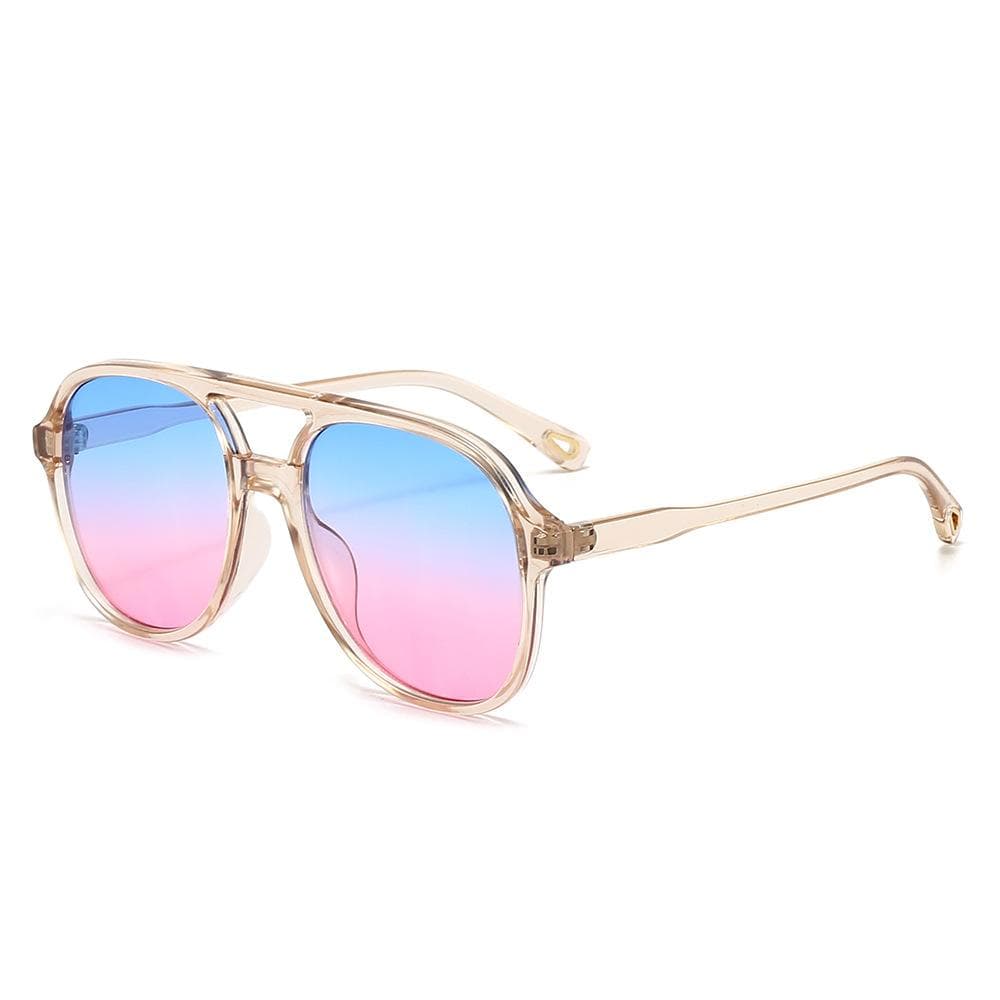 New Women Pilot Sunglasses Retro Square Shades Luxury Vintage Fashion UV400 Protection as picture