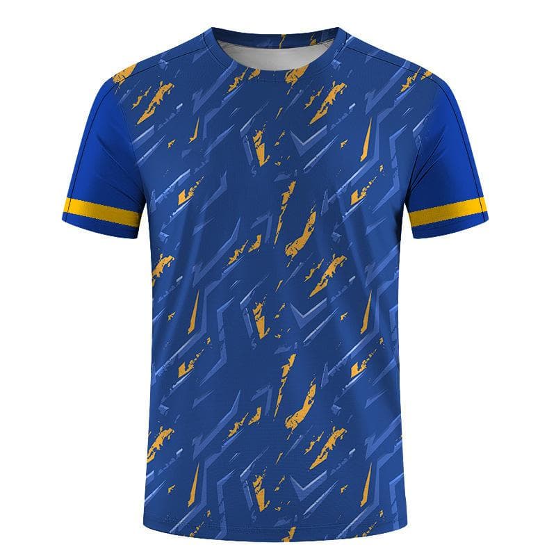 New Summer Men's Sports Top 3D Digital Printed Loose Short Sleeve Round Neck T-shirt 4XL