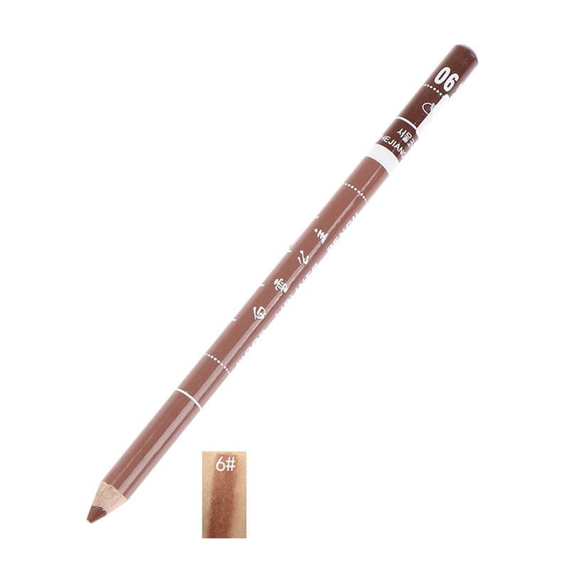 1Pc Professional Wood Lip Liner Waterproof Lady Long Lasting Lip Liner Pencil