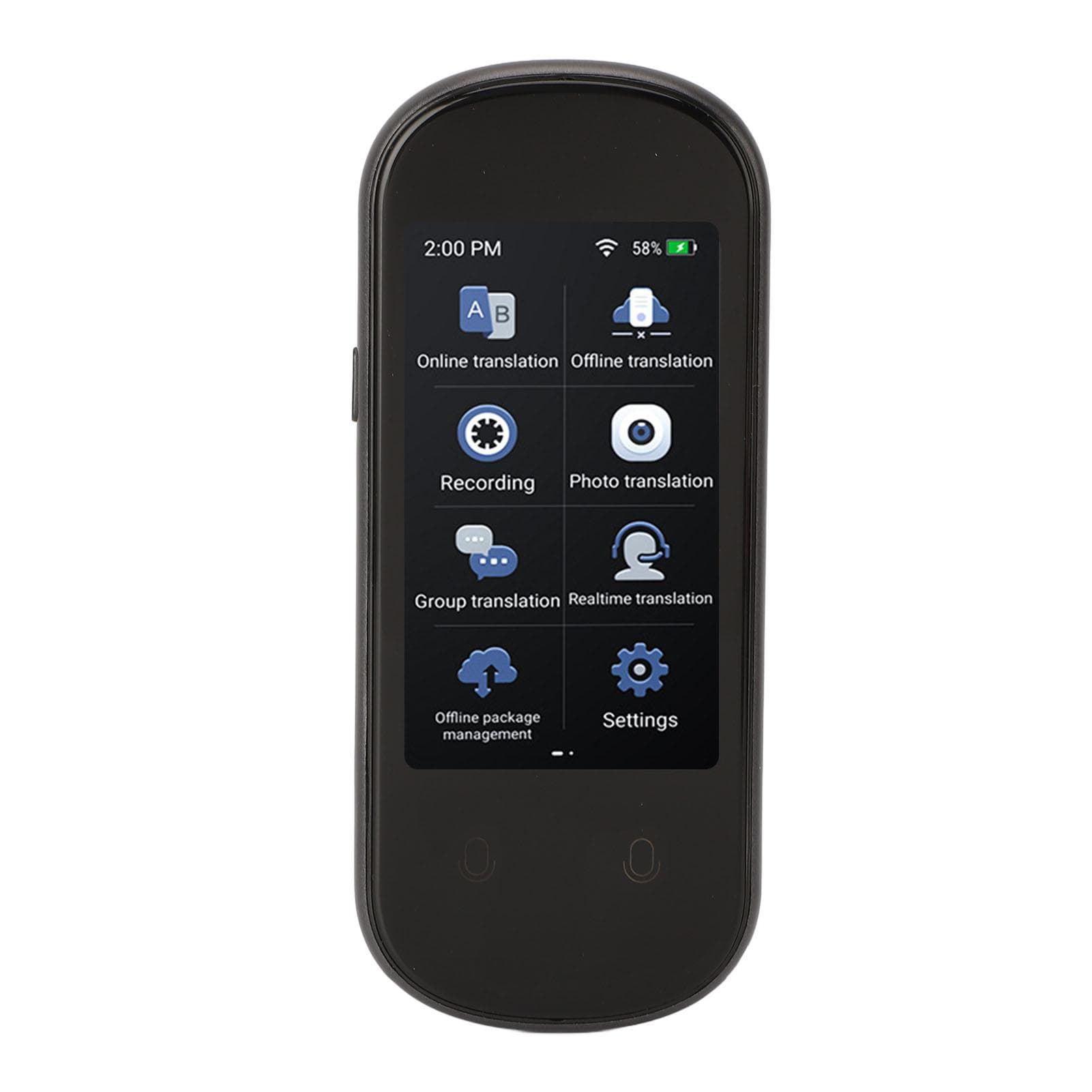 Language Translator Device 138 Languages Oline Photo Translation 3.1 Inch HD Touch Screen 1200mAh