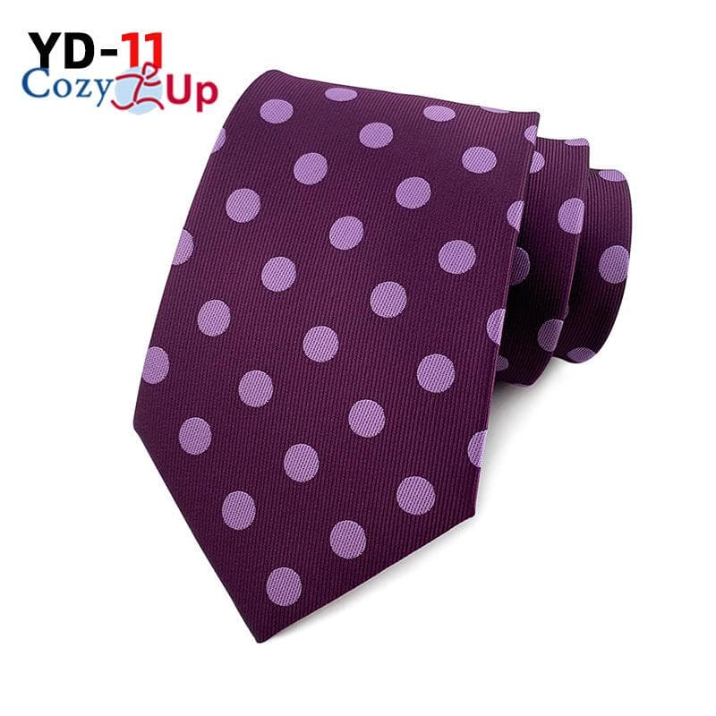 3.15 Fashion Wave Dot PaisleyTies Men Circle Dot Necktie for Wedding