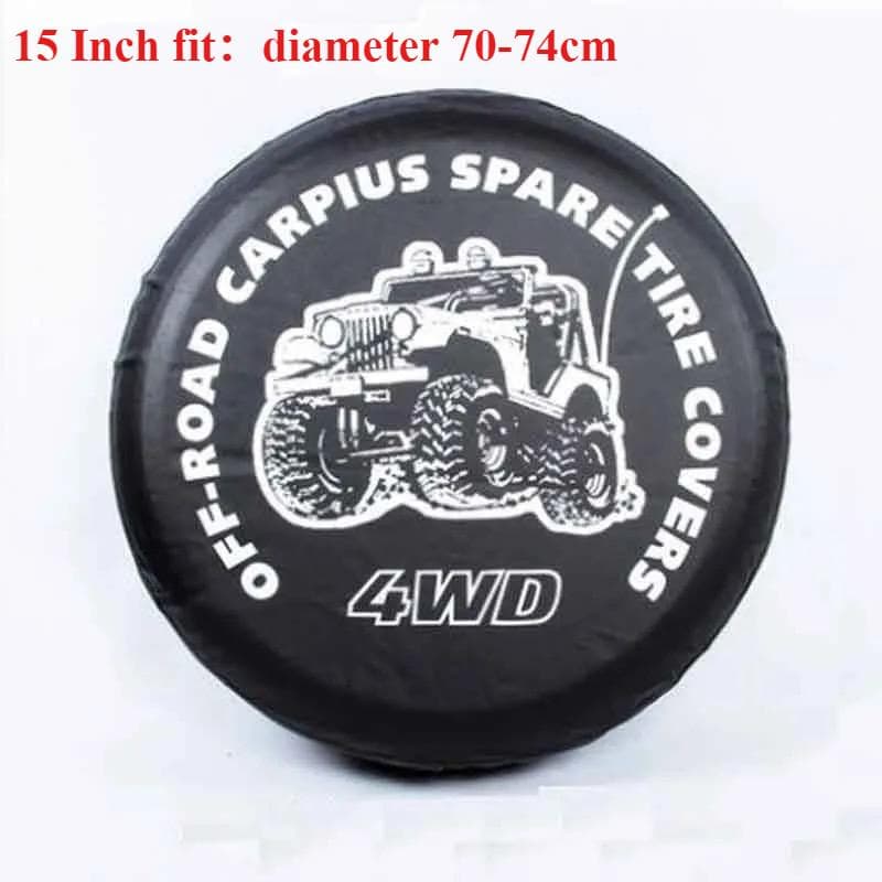 14  15  16  17  Inch 4WD 4x4 PVC Leather Spare Wheel Tire Cover Case Bag Pouch Protector car tyres 14 inch For Jeep Hummer