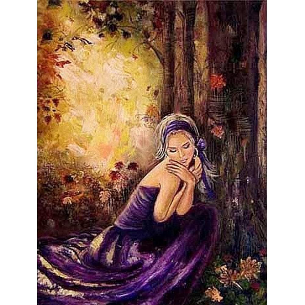 Diy 5D Diamond Painting Cross Stitch People Crystal Diamond Decorative Diamond Embroidery Dancers 20X30CM