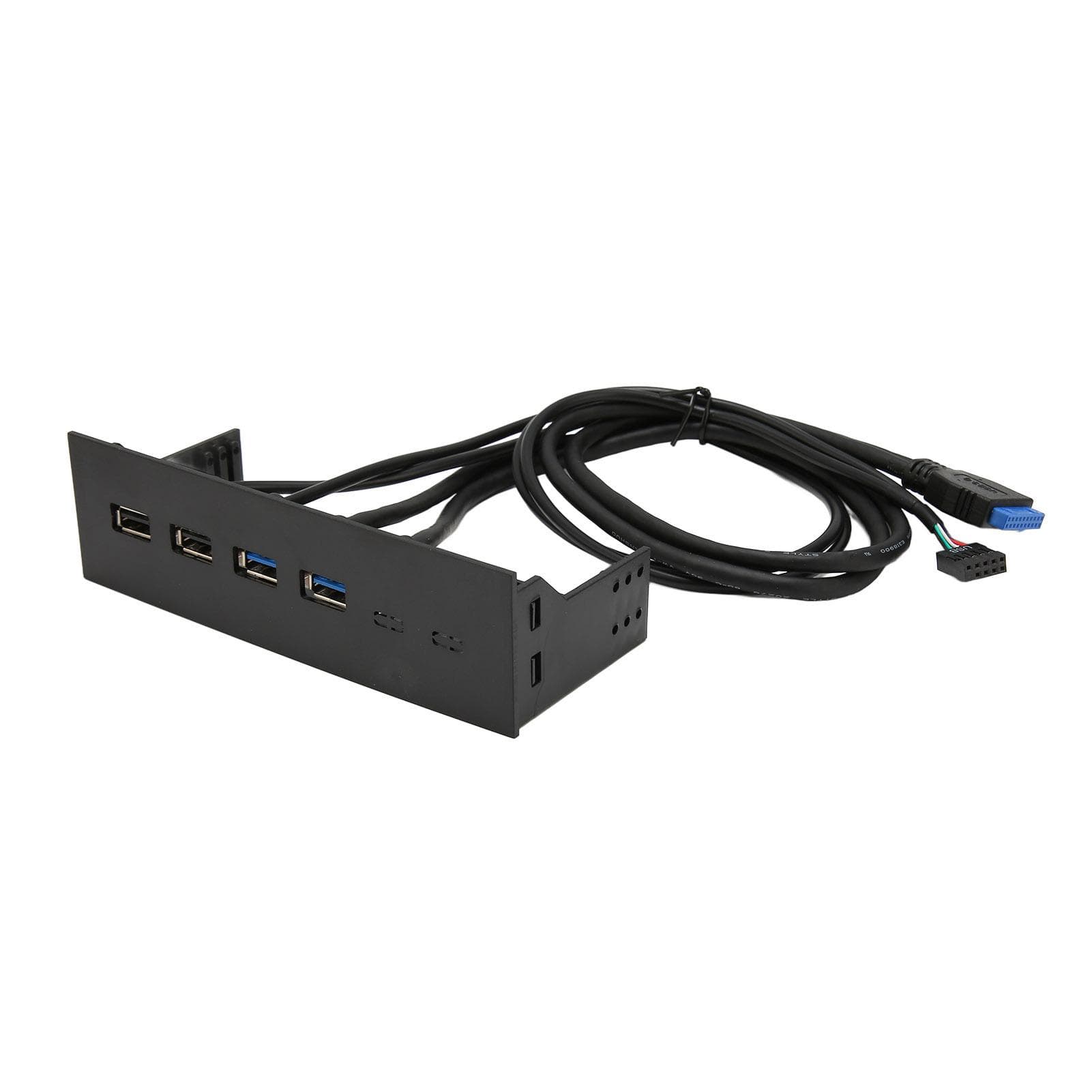 5.25in USB 3.0 Front Panel Hub 4 Ports 5Gbps High Speed 19pin USB Front Panel Hub for PC