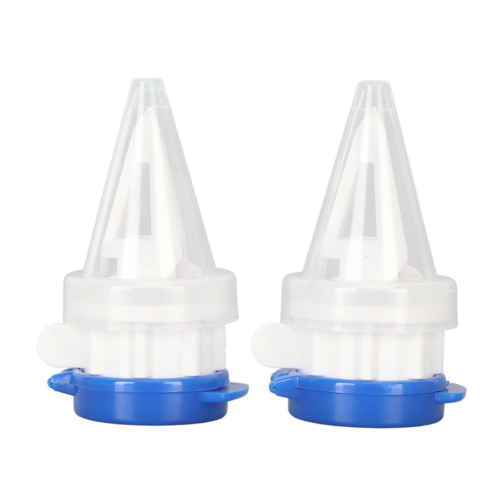 2pcs Bottle Pourer Milk Drinks Diverter with Lid Ergonomic Easy to Install Box Drink Splitter for