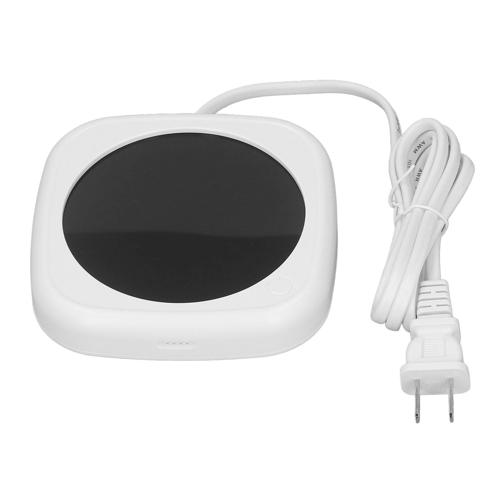 Coffee Mug Warmer Constant Temperature Electric Cup Heating Plate for Home Office Travelling white