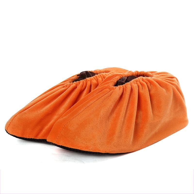 Reusable Shoe Covers Non-slip For Men Women Washable Keep Floor Carpet Cleaning Household Indoor Outdoor Shoes Protector Cover orange