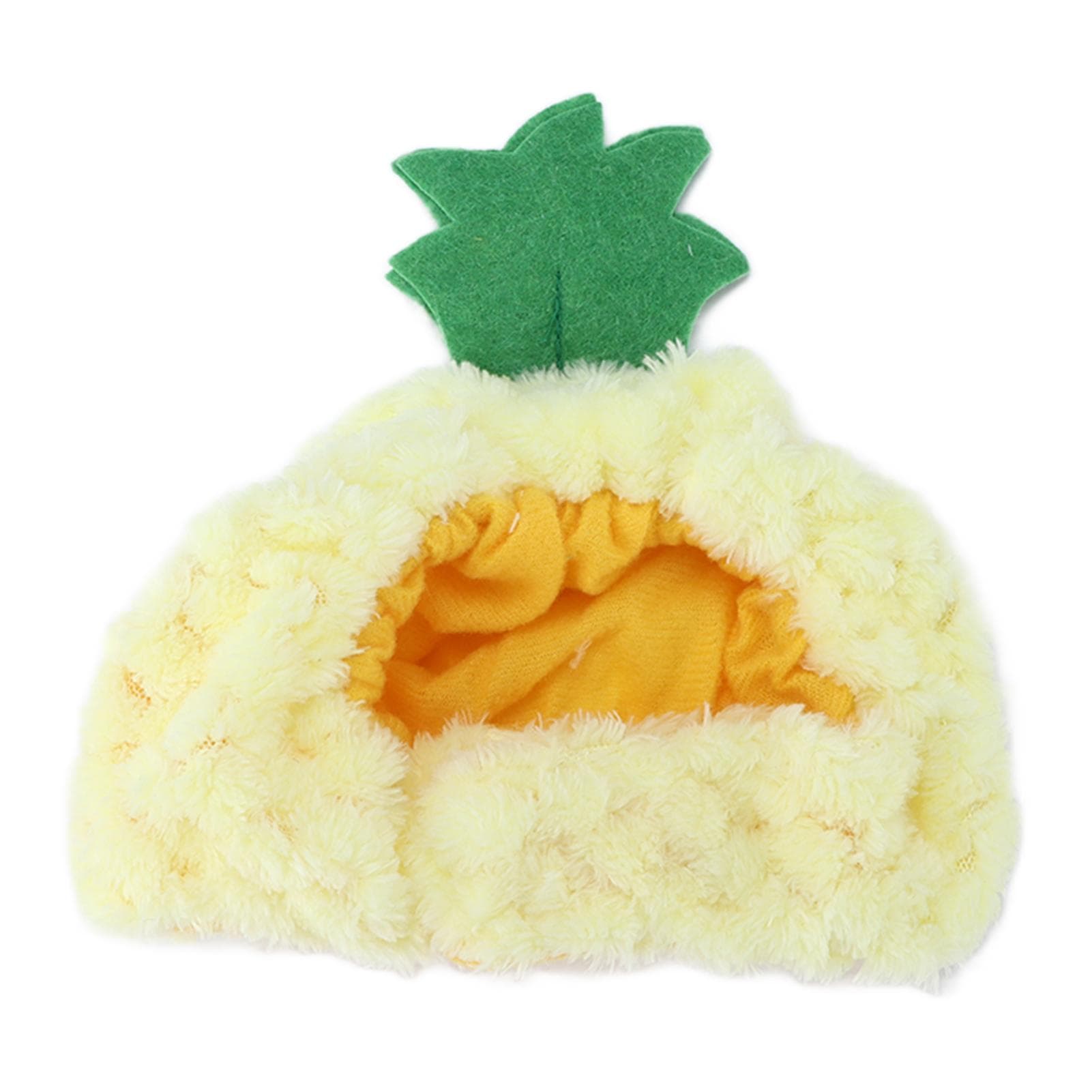 Pet Pineapple Hat Animal Safe Materials Adjustable Halloween Cute Pet Hat for Cat Kitten Puppy Pet