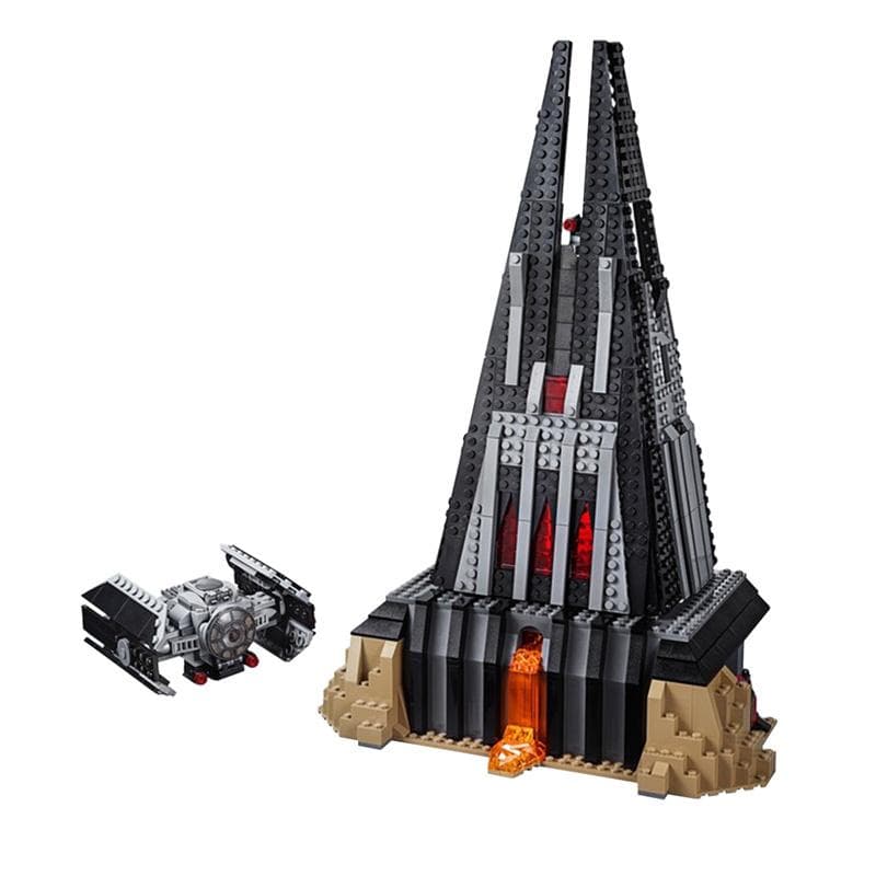 MOC for 11425 Edifice Black Warrior Castle Building Blocks Kit Architectur Tower Bricks Assemble Toys for Kids Birthday Gifts