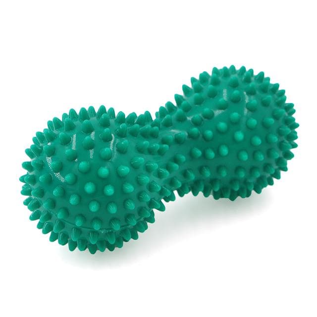Foot Massage Roller Peanut Double Lacrosse Spiky Ball Myofascial Balls for Plantar Fasciitis Mobility Back Foot Arch Pain Relief