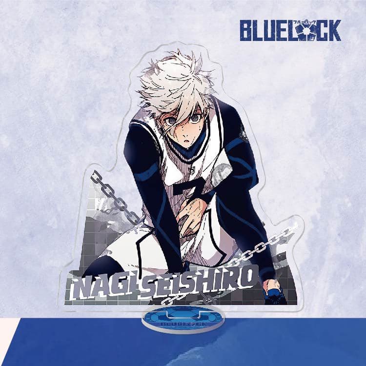 Anime Acrylic Stand Action Figure Toy Bluelock PVC Laser Desktop Bachira Kiyoshi Seiichi Seishiro Nagi Yoichi Isagi Stand Model