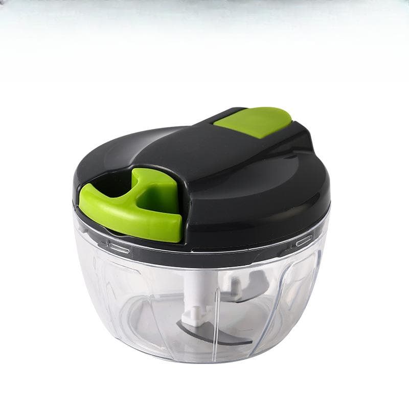 Manual Food Chopper Hand Pull String Vegetable Cutter Onions Garlic Chopper for Fruits Herbs Nuts Kitchen Food Processor green