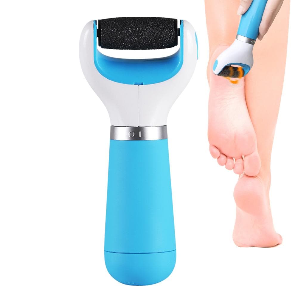 Electric Foot Grinder with Roller Head Battery Powered Portable Feet File Pedicure Tool Foot blue
