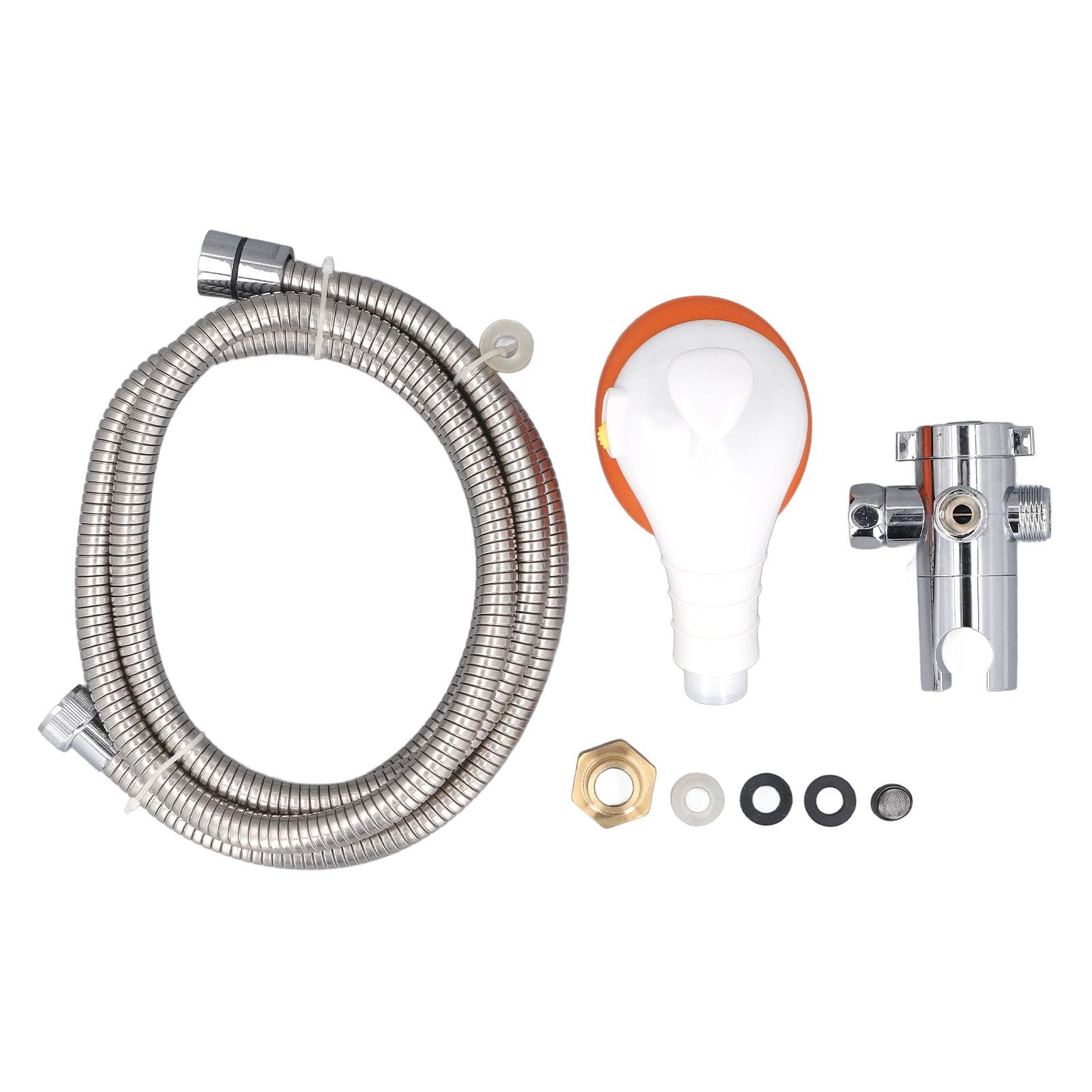 Pet Shower Set Splashing Proof Versatile Efficient Use Dog Shower Head Hose Set for Home Bathroom