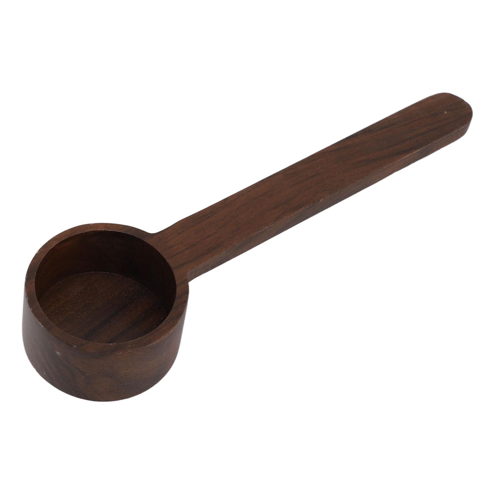 Coffee Measuring Scoop Multifunctional High Accuracy Exquisite Durable Wooden Coffee Spoon for Home Long Black Walnut