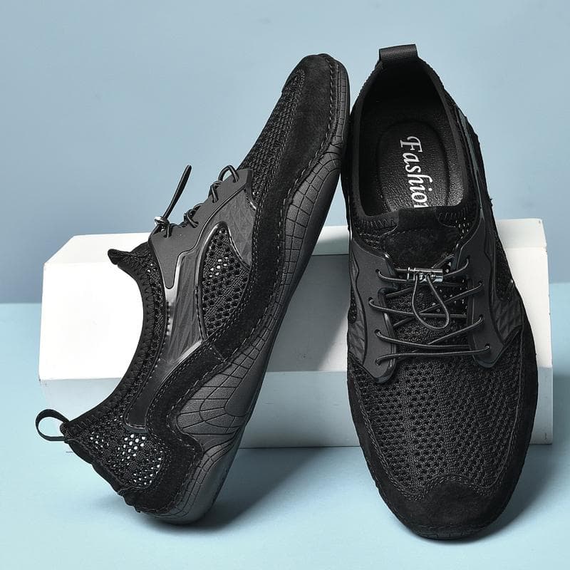 Summer Men Sandals Genuine Leather Mens Casual Shoes Outdoor Men Leather Sandals for Men Beach Shoes Roman mens Shoes 44