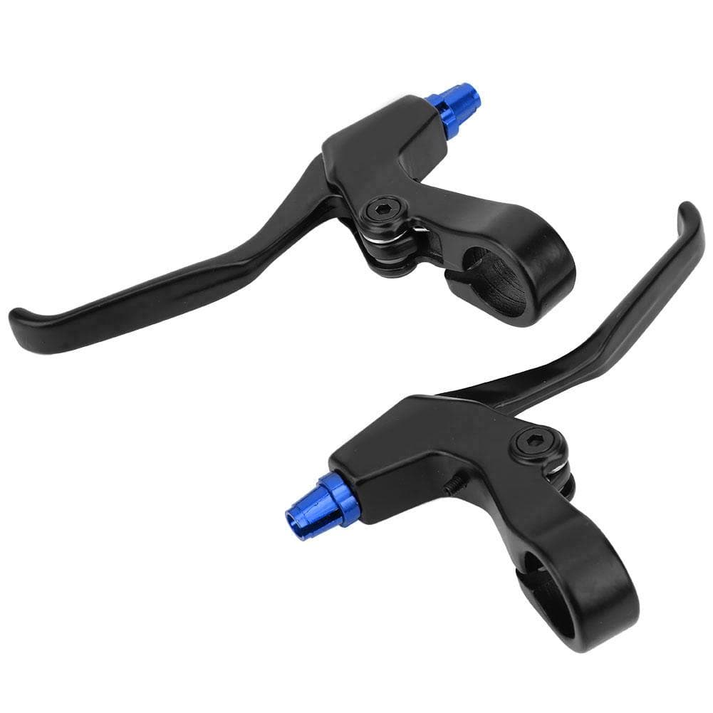 MEROCA Aluminium Alloy Mountain Bike Folding Bicycle Extend Brake Lever Cycling Accessory bleu noir