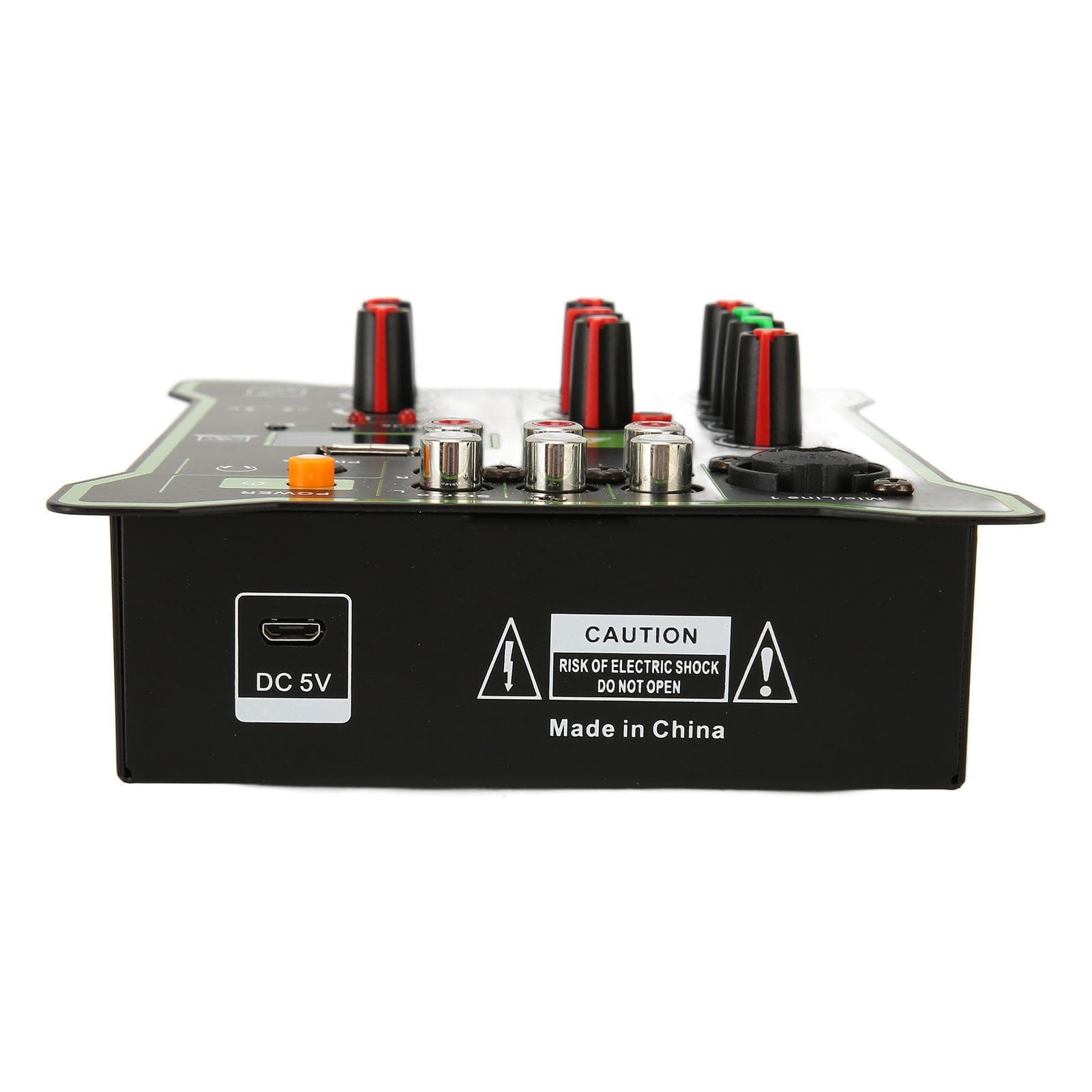 Mini Sound Mixer Lossless 5 Channel Bluetooth U Disk Playback Compact Recording Sound Card for Live