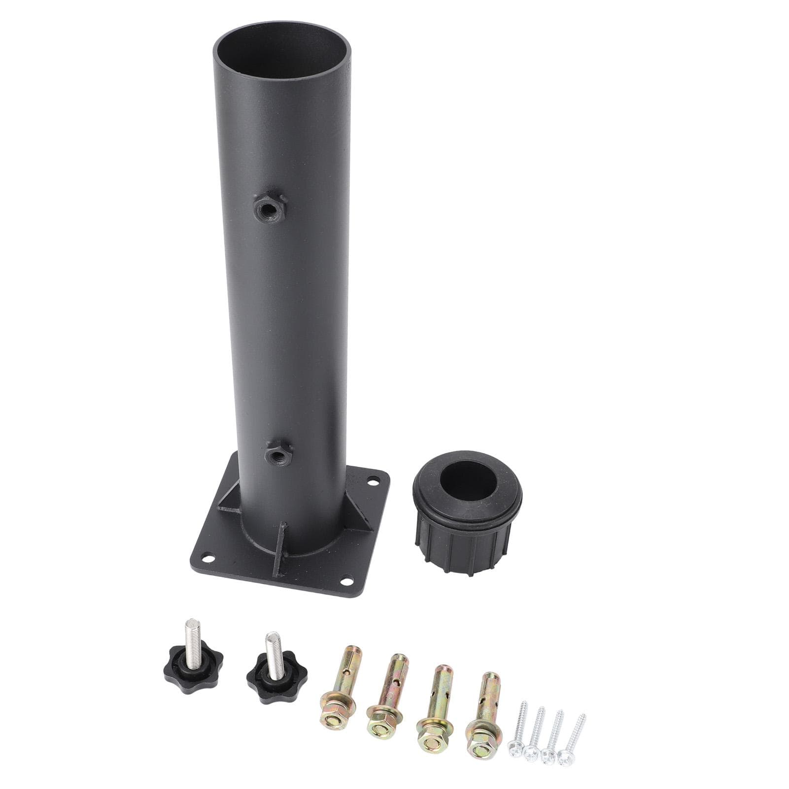 Patio Umbrella Stand Professional Metal Strong Load Bearing Sturdy Construction Deck Mount Umbrella