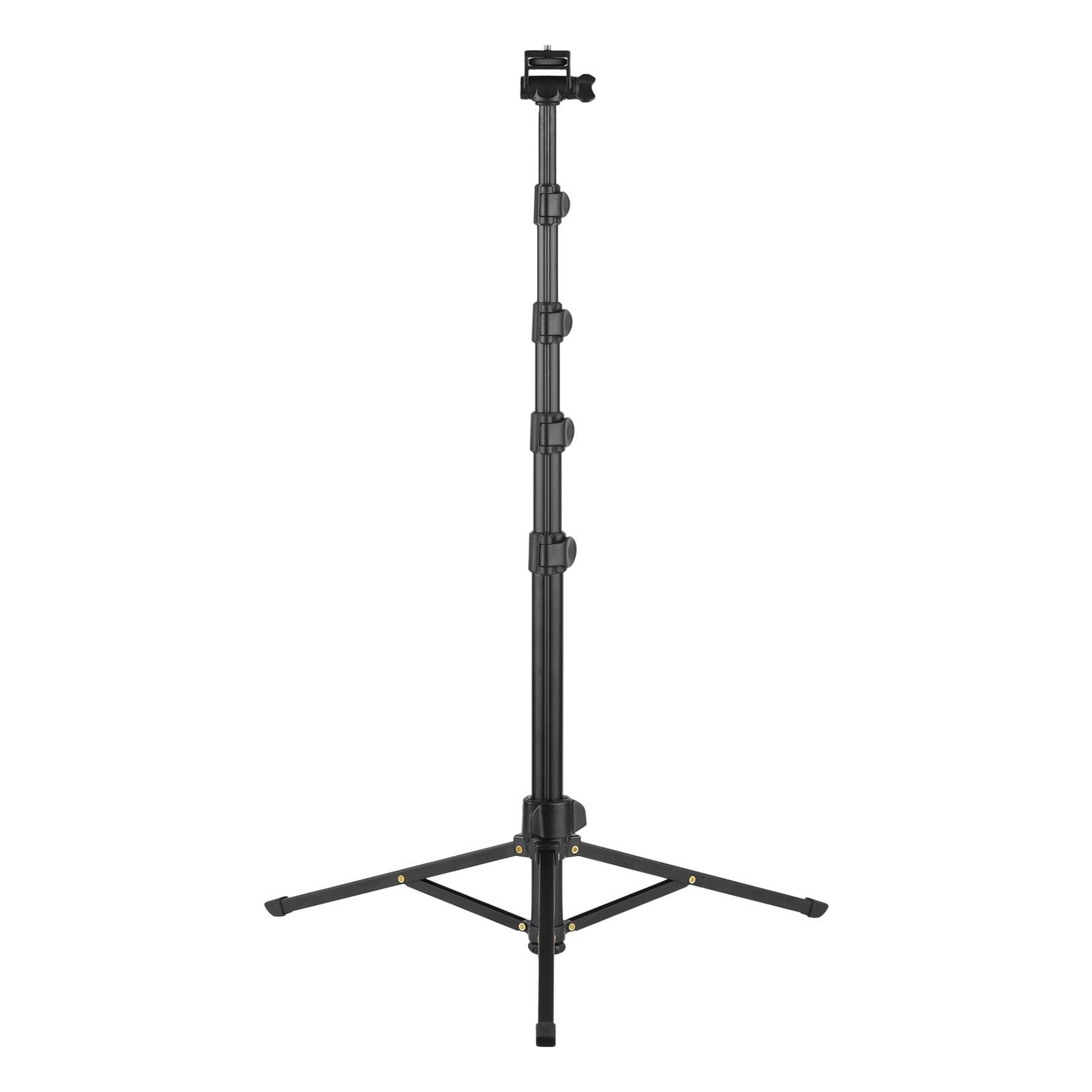 Andoer 168cm/66in 2-in-1 Multifunctional Phone Selfie Stick Tripod 3KG Payload with Phone Holder black