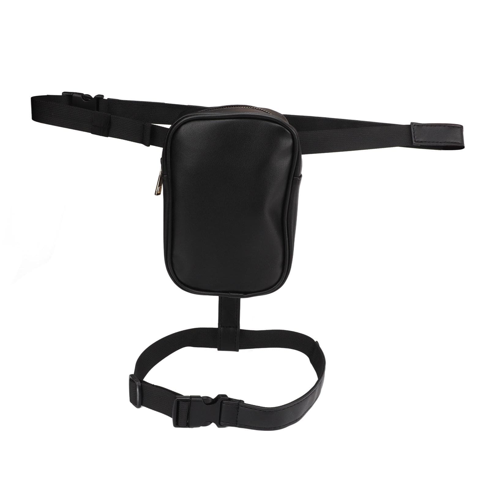 Thigh Harness Leg Bag PU Leather Waterproof Large Capacity Stable Women Thigh Harness Leg Purse for