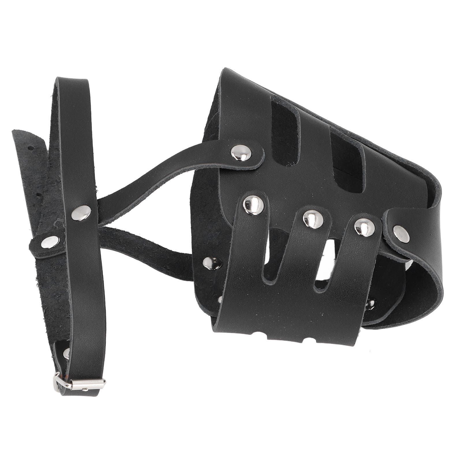 Dog Muzzle Anti Biting Chewing Breathable Adjustable Reinforced Easy to Use Dog Cage Mouth Cover