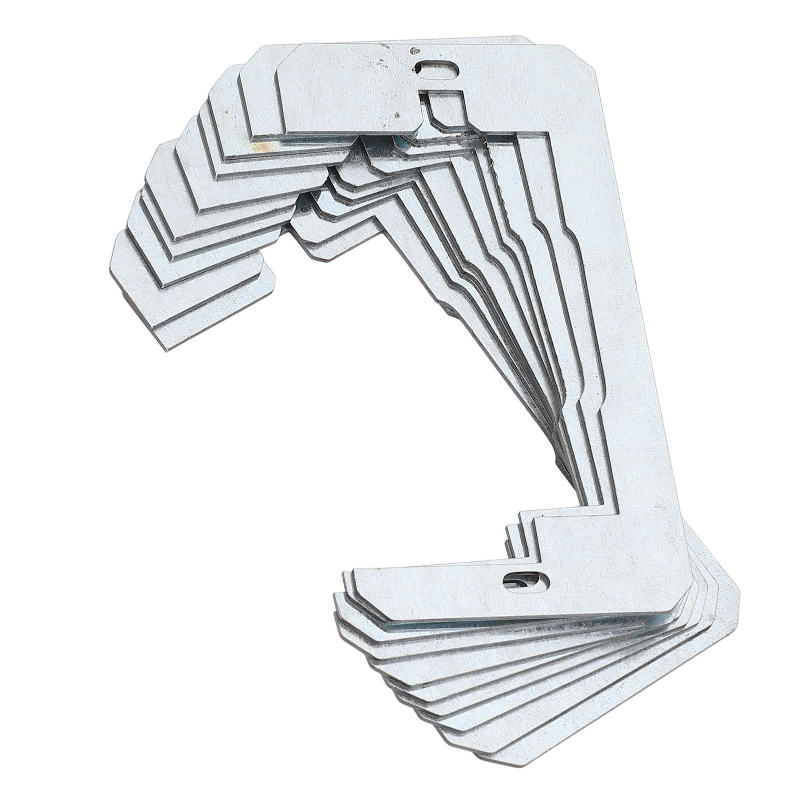 20 Pcs Wall Plate Spacer 4.2x2.2in Metal Flush Fit Device Level Plate Electric Box Outlet Spacer