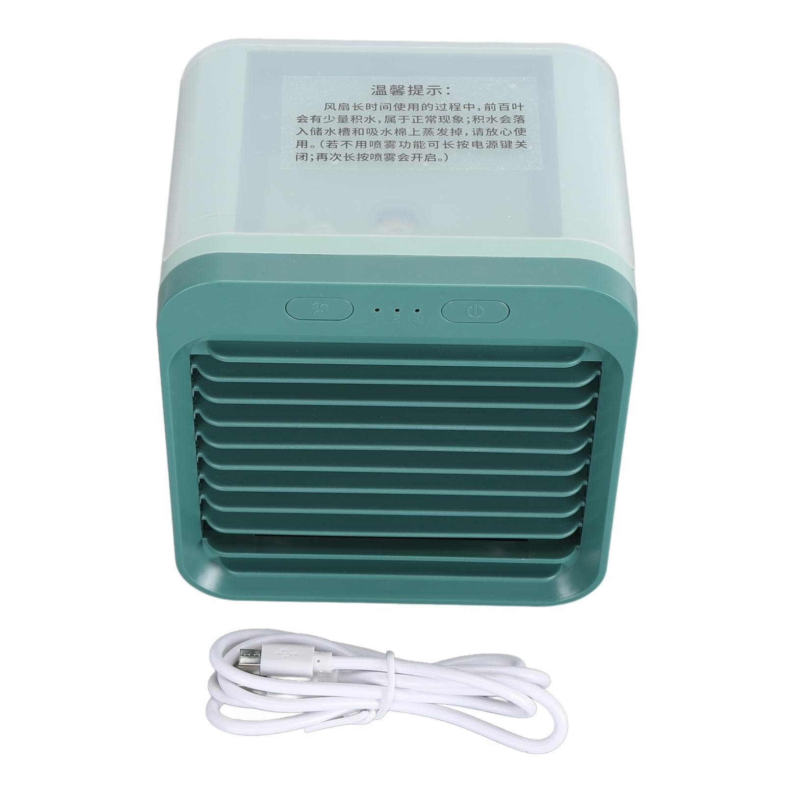 Portable Misting Fan 5000mAh USB Rechargeable Humidifying Air Conditioning 200ml Capacity Quiet