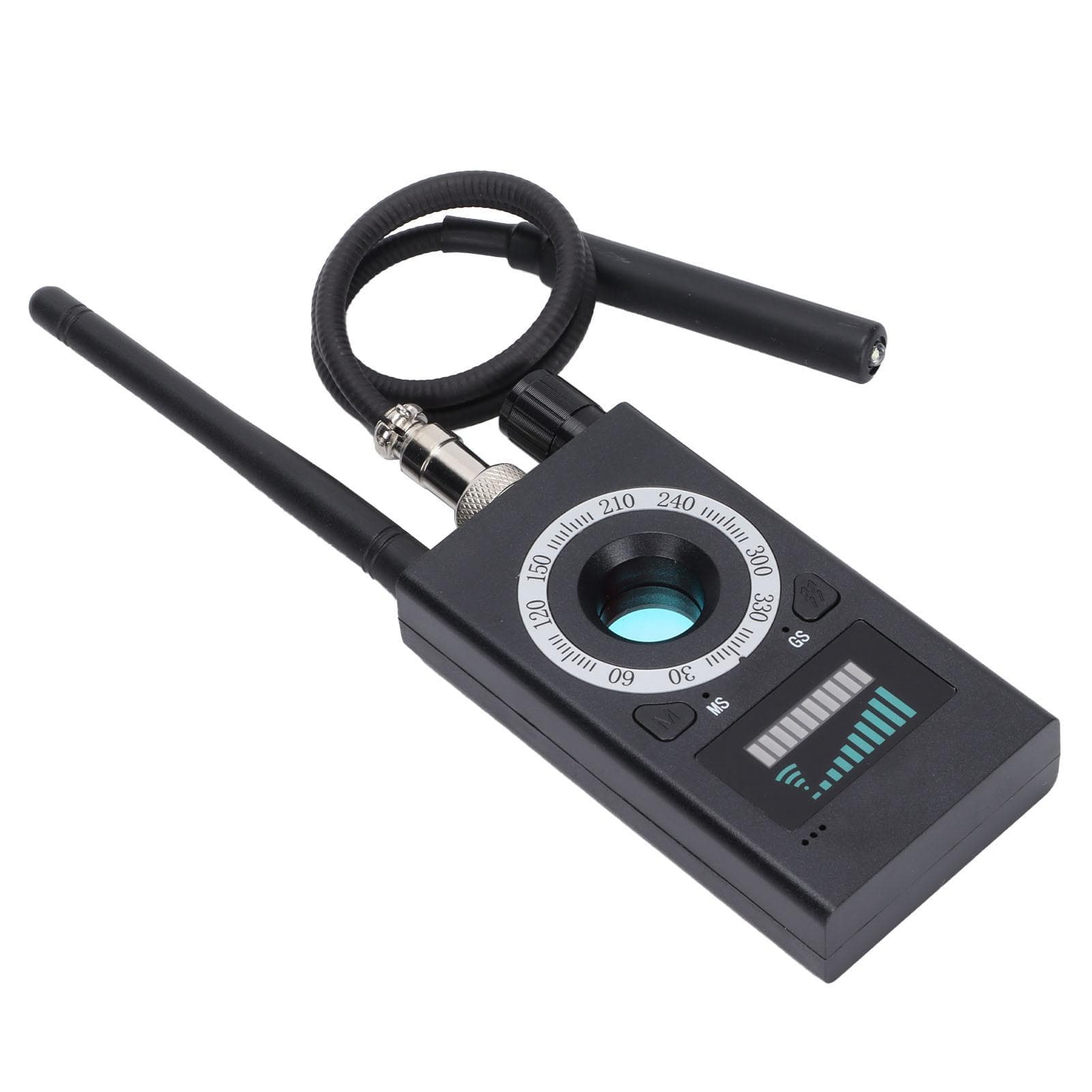 K18 AntiSpy Hidden Camera Detector Portable and Wide Detection Range RF Signal Tracker EU Plug