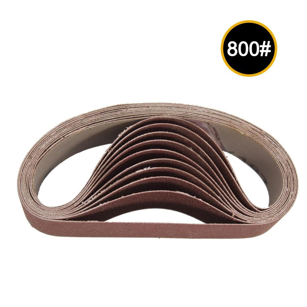 10pcs 30x330mm Abrasive Sanding Belts 800 Grit Sanding Grinding Polishing Tools for Sander Power 800#