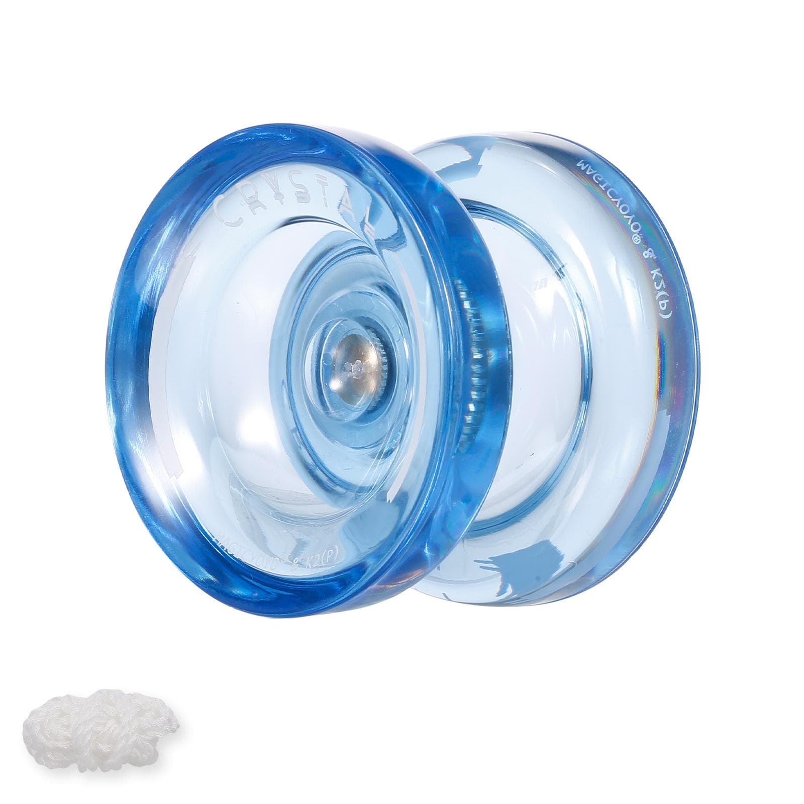 MagicYoyo K2P Responsie Yoyos for Kids Beginner Yoyo with Narrow Bearing Steel Axle ABS Body blue