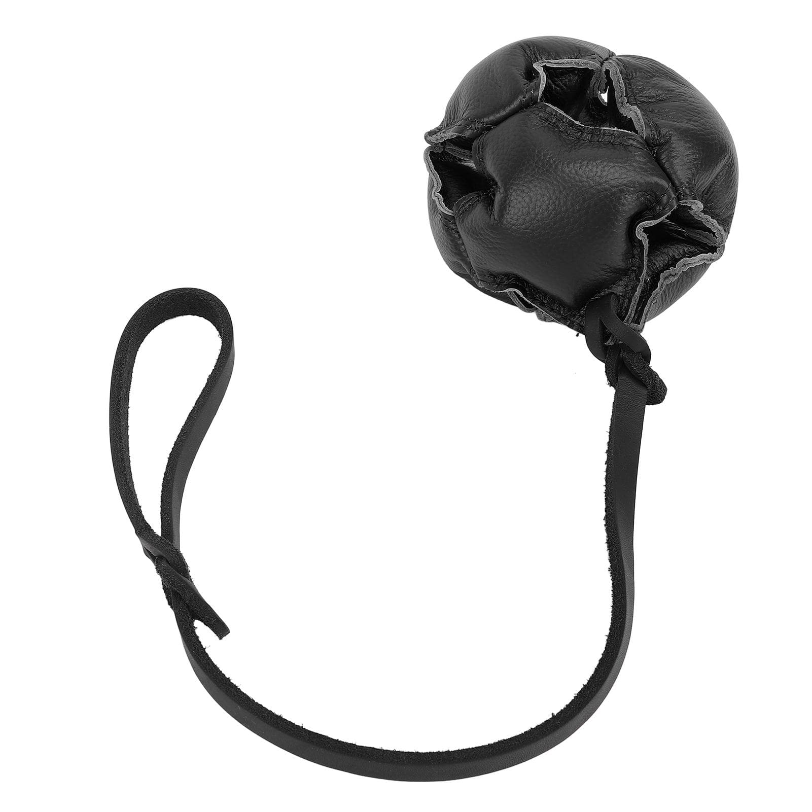 Dog Training Ball Release Energy Reduce Anxiety Interactive Exercise and Reward Ball On Rope Toy black