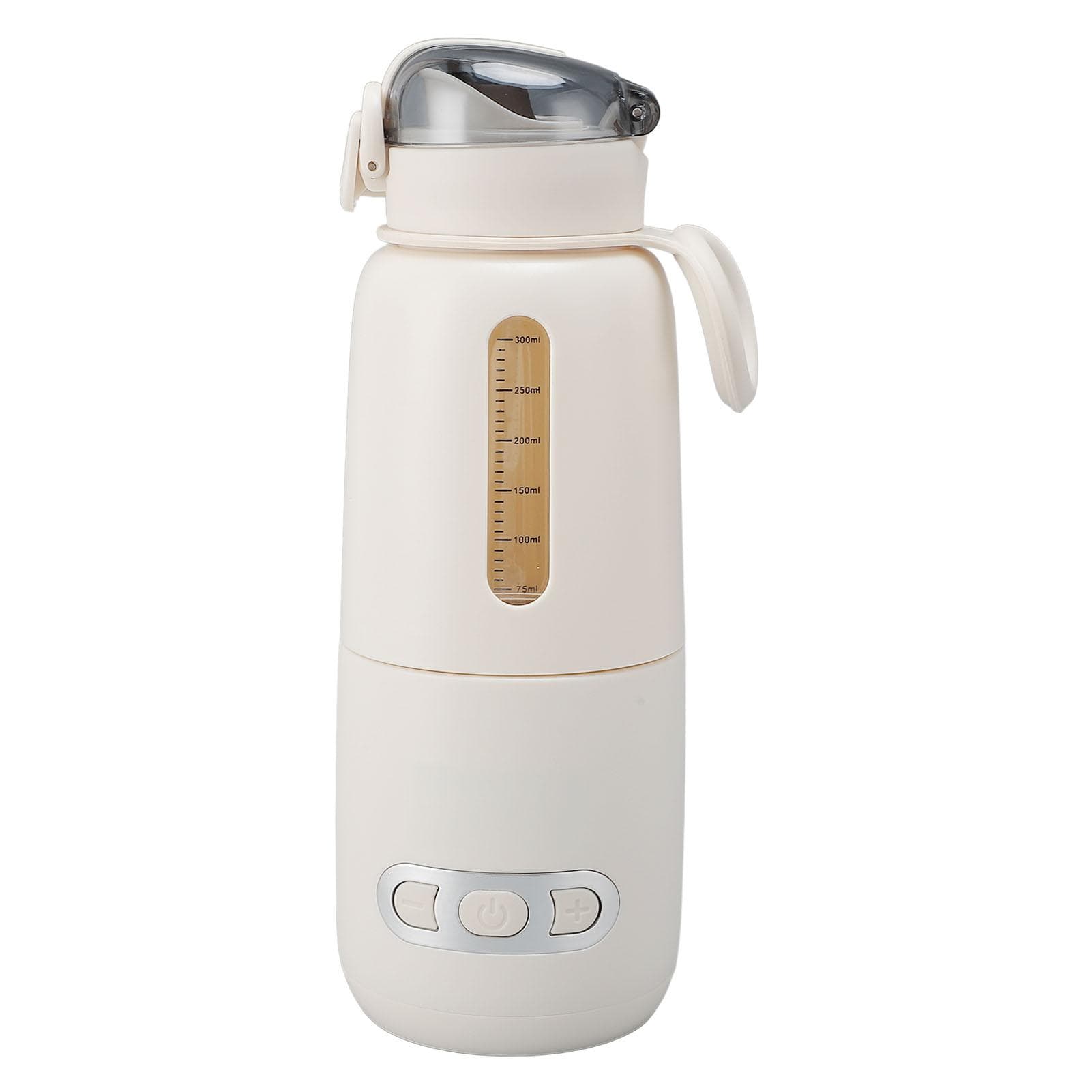 Portable Water Warmer Milk Warmer for Travel 300ML with Adjustable Temperature Control 15000mah USB
