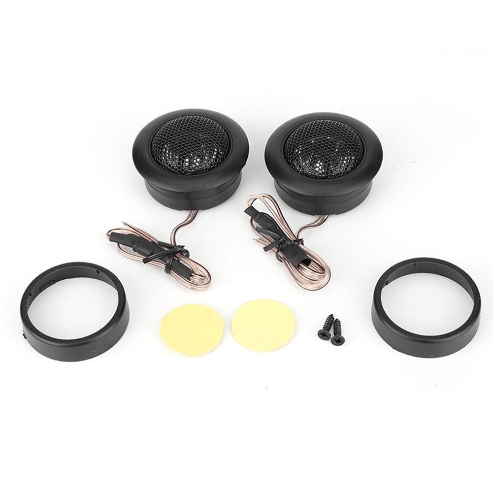 Pair of 12V 120W Car Mini Super Power Loud Dome Audio Speaker Tweeter Loudspeaker Horn white