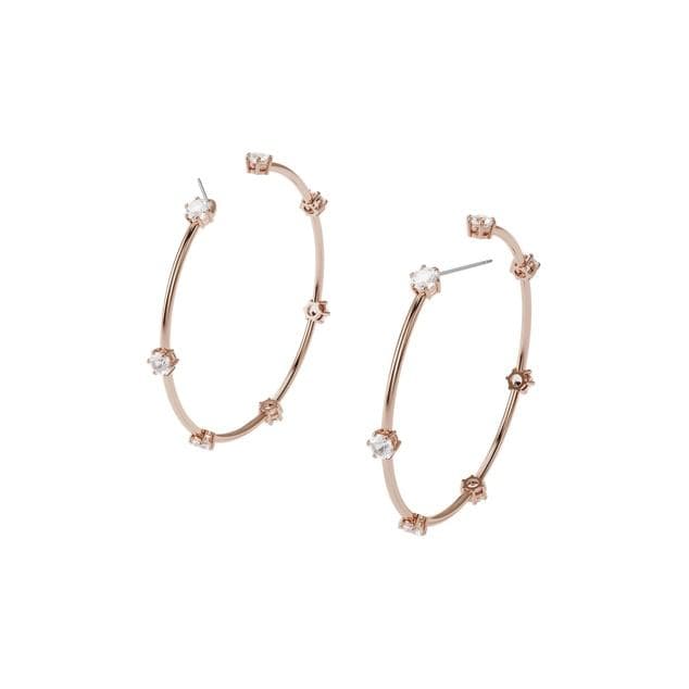 Swarovski Constella Large Circle Crystal Earrings Women Earrings 5609706 Box (Random Color)