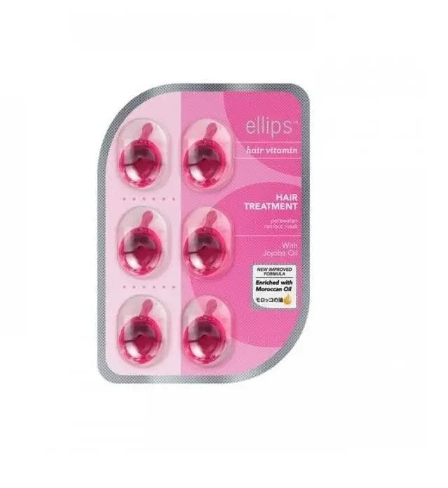 Hair vitamins-oil Hair therapy with jojoba oil Hair treatment with jojoba oil Ellips 8 pcs