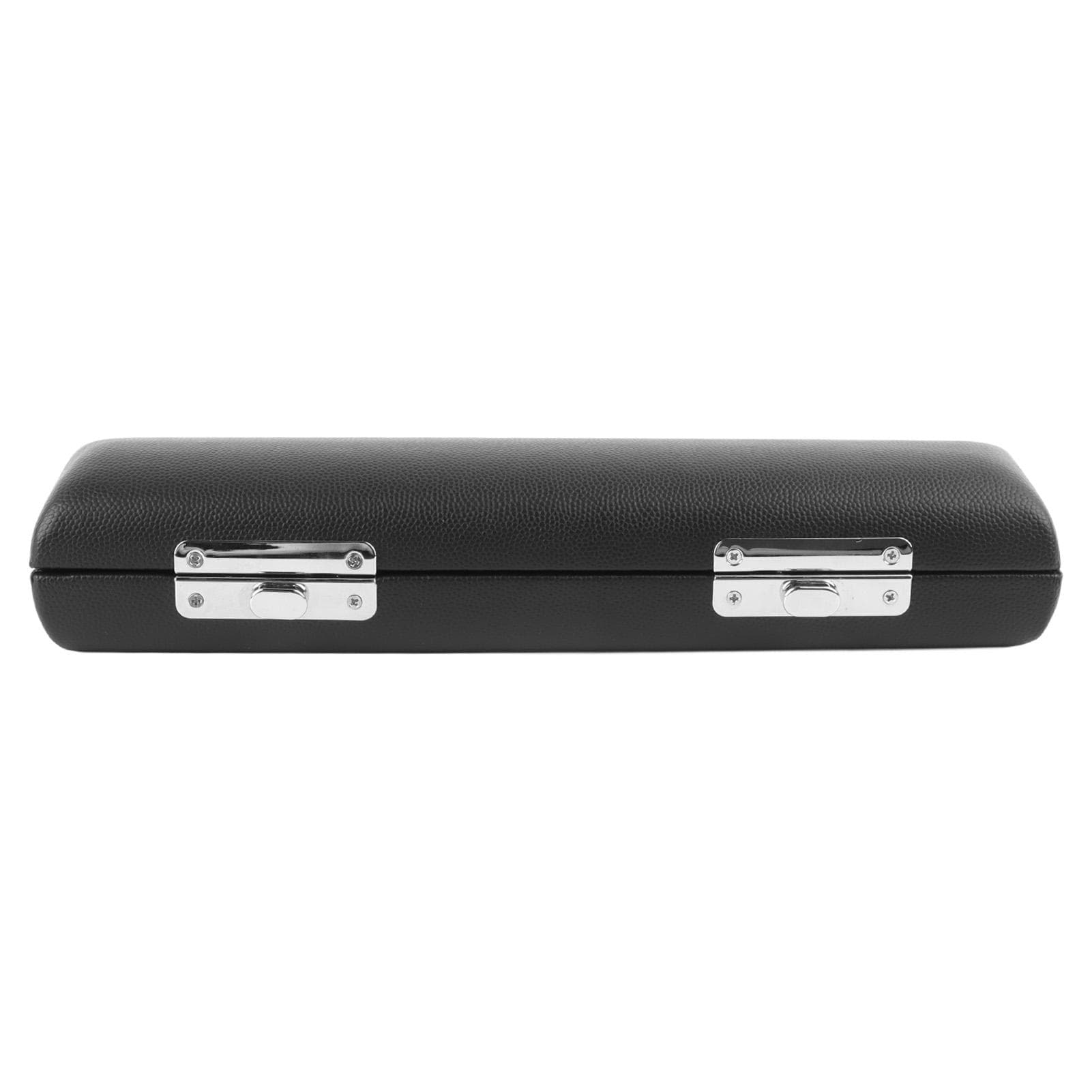 Piccolo Case 16 Holes Piccolo Storage Box Black Durable Portable Bump Proof Leather Box