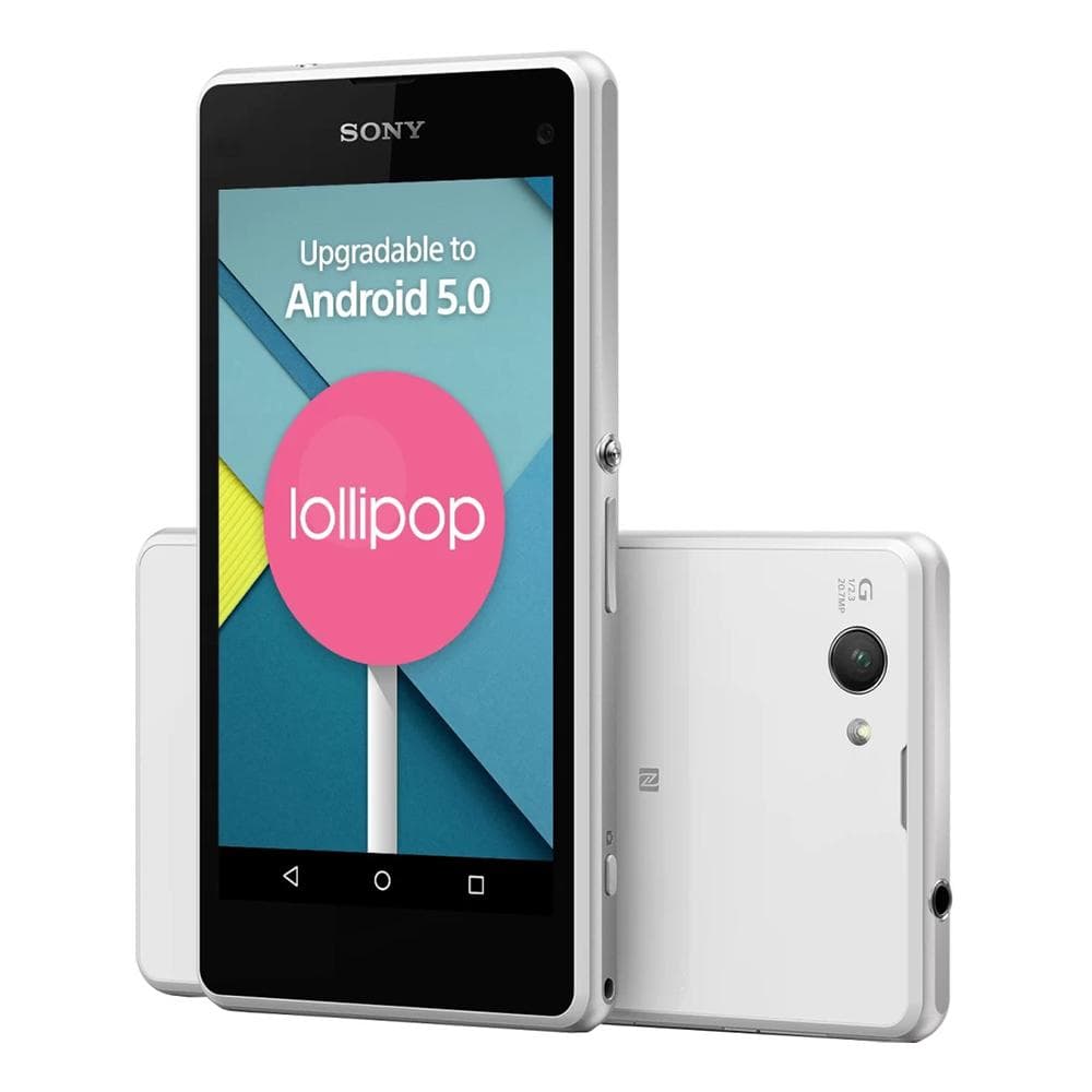 Refurbished Sony Xperia Original Sony Xperia Z1 Compact D5503 Unlocked 4G 16GB 2GB RAM Mobile Phone With Single SIM Simple Set white