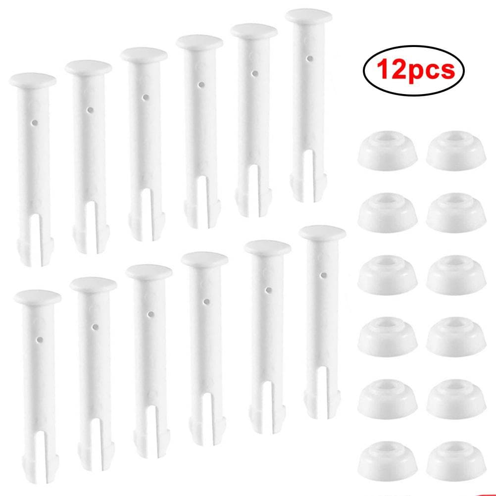 12pcs Swimming Pool Bracket Removable Bracket Accessories Pool Spare Parts Set Home Tool white