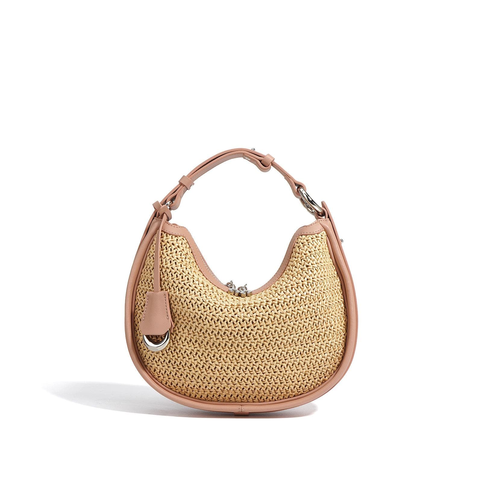 Braided Bag for Women's Spring and Summer Crescent Bag Casual One-shoulder Armpit Crossbody Handbag High-end Feeling