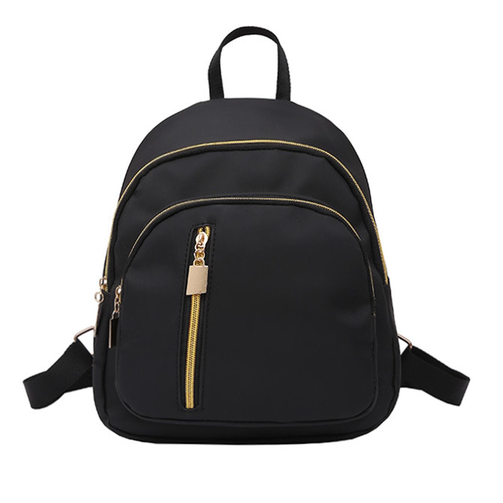 Backpack Waterproof Casual Style Nylon Material Zipper Closure Soft Comfortable Travel Backpack for Uniform Size
