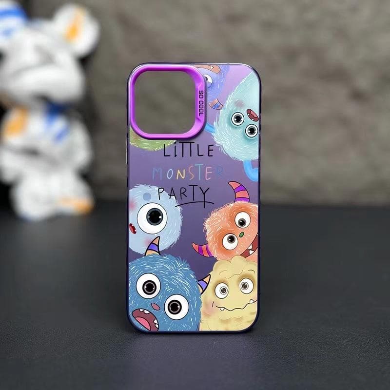 Little Monster Anime Is Suitable for IPhone16pro Mobile Phone Case Apple 15promax Creative 13/12 Matte 14 iphone7p/8p