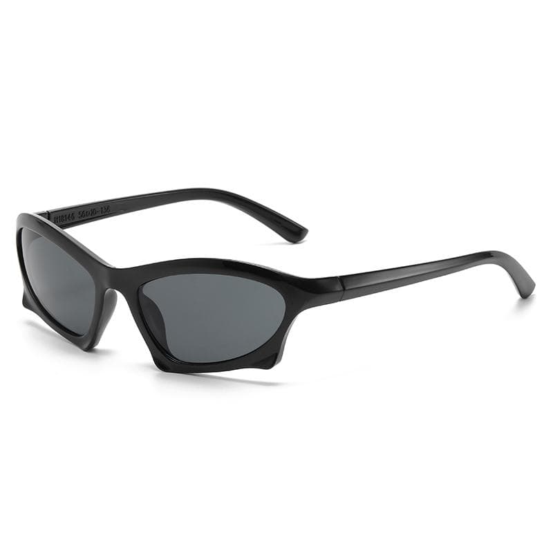 Retro Y2K Sports Sunglasses Men Women Fashion Sun Glasses Outdoor Street Photo INS Eyewear Trendy Unisex Shades